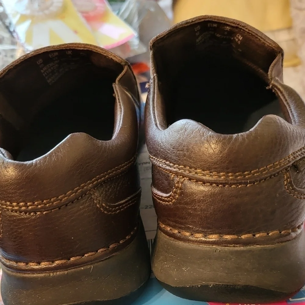 Hush Puppies Moyen Brown slip on US 10 Leather LunarII